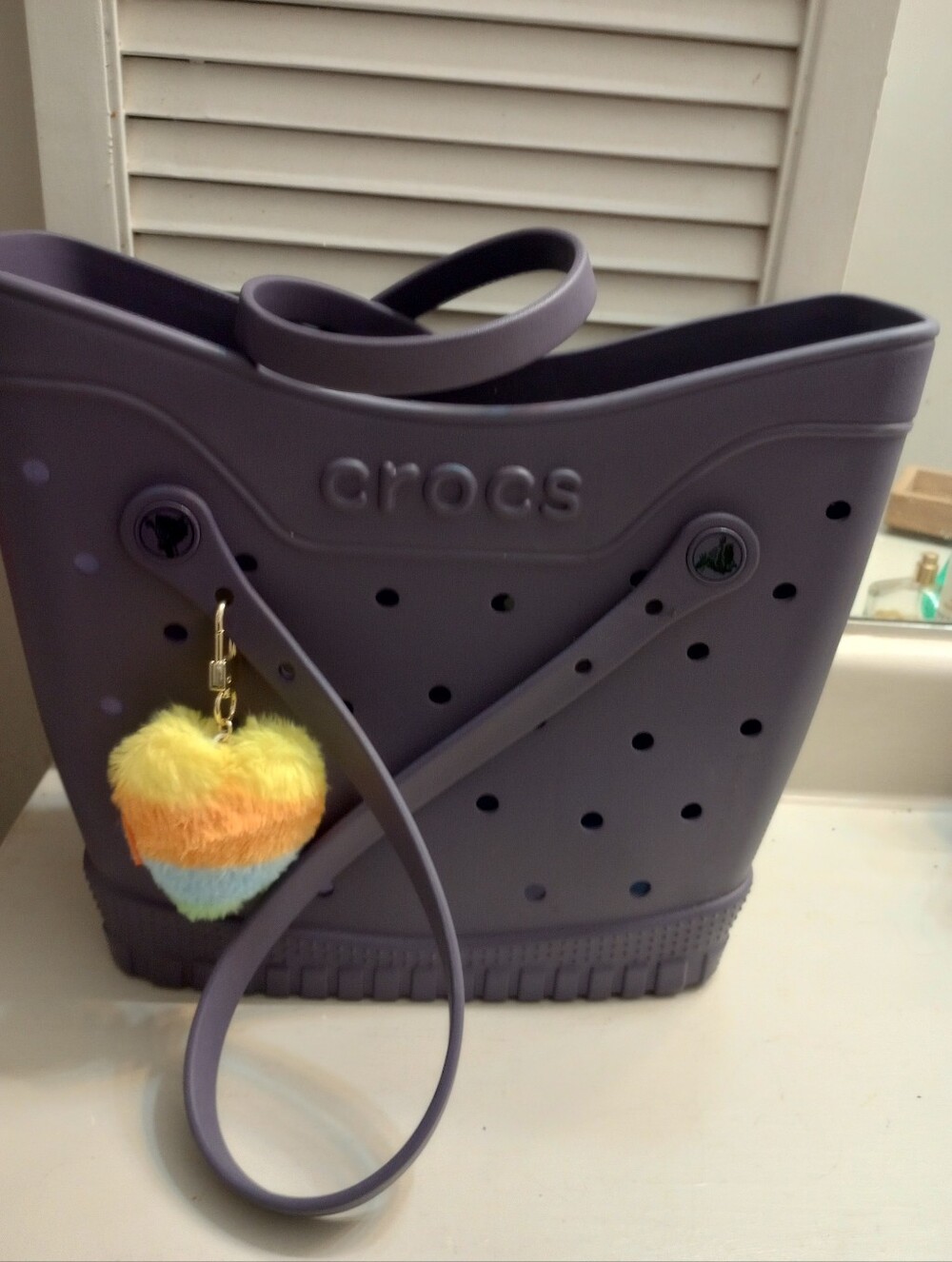 Crocs Classic Lavender Tote Bag
